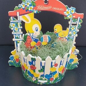 1952 Whitman's Chocolates Easter Basket